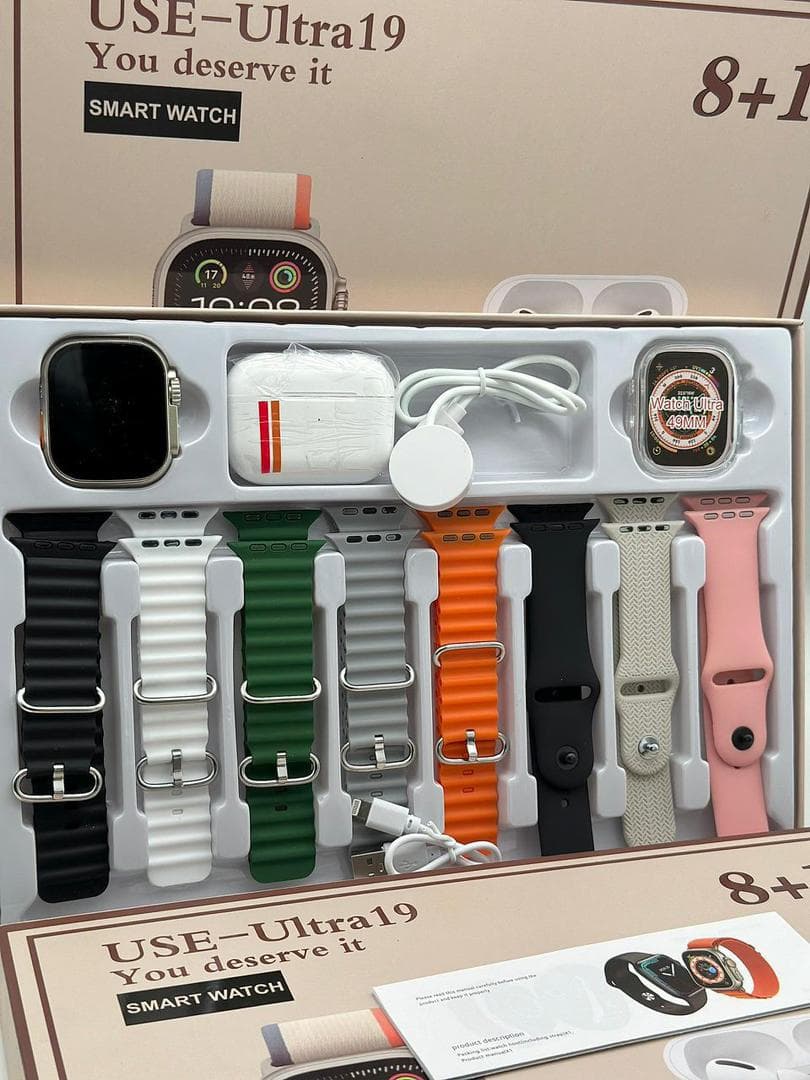 USE Ultra 19 Pametni Sat + Slušalice 2