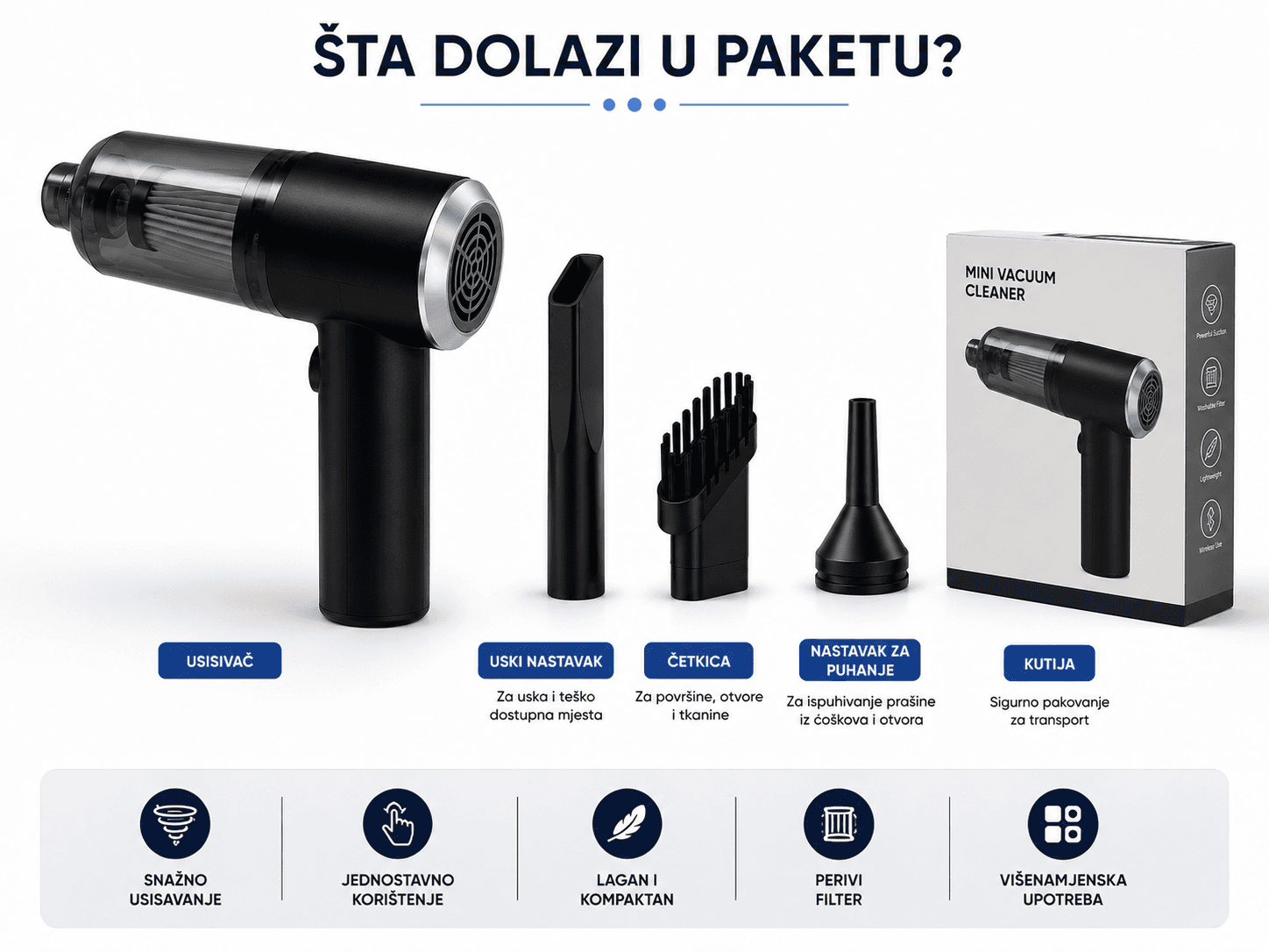 Ručni bežični usisivač 3