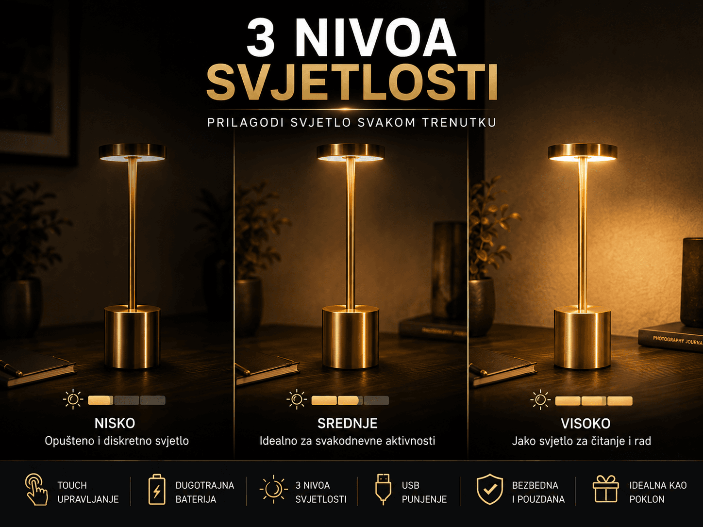 LED Stona Lampa 3